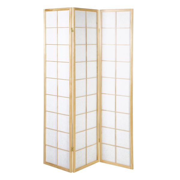 Folding screen ORIENTAL natural