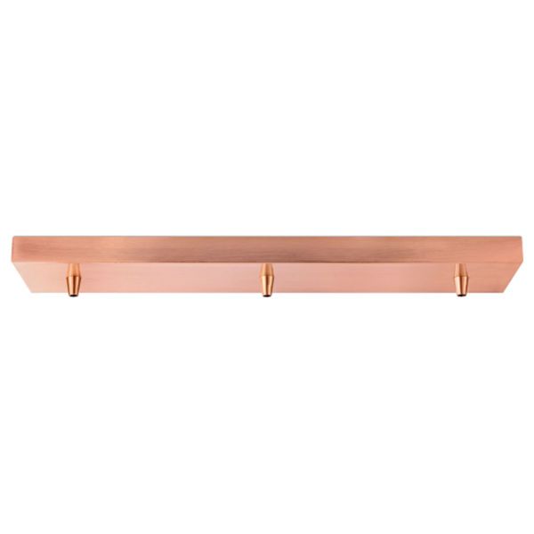 Ceiling cap KEY47x10xH3cm, copper